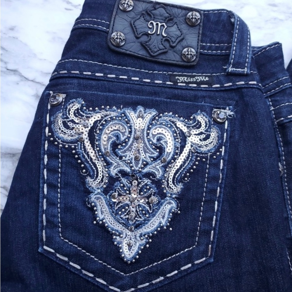 MISS ME women’s skinny Jeans size 27 or size 4, style JE5341S12L - Picture 2 of 8